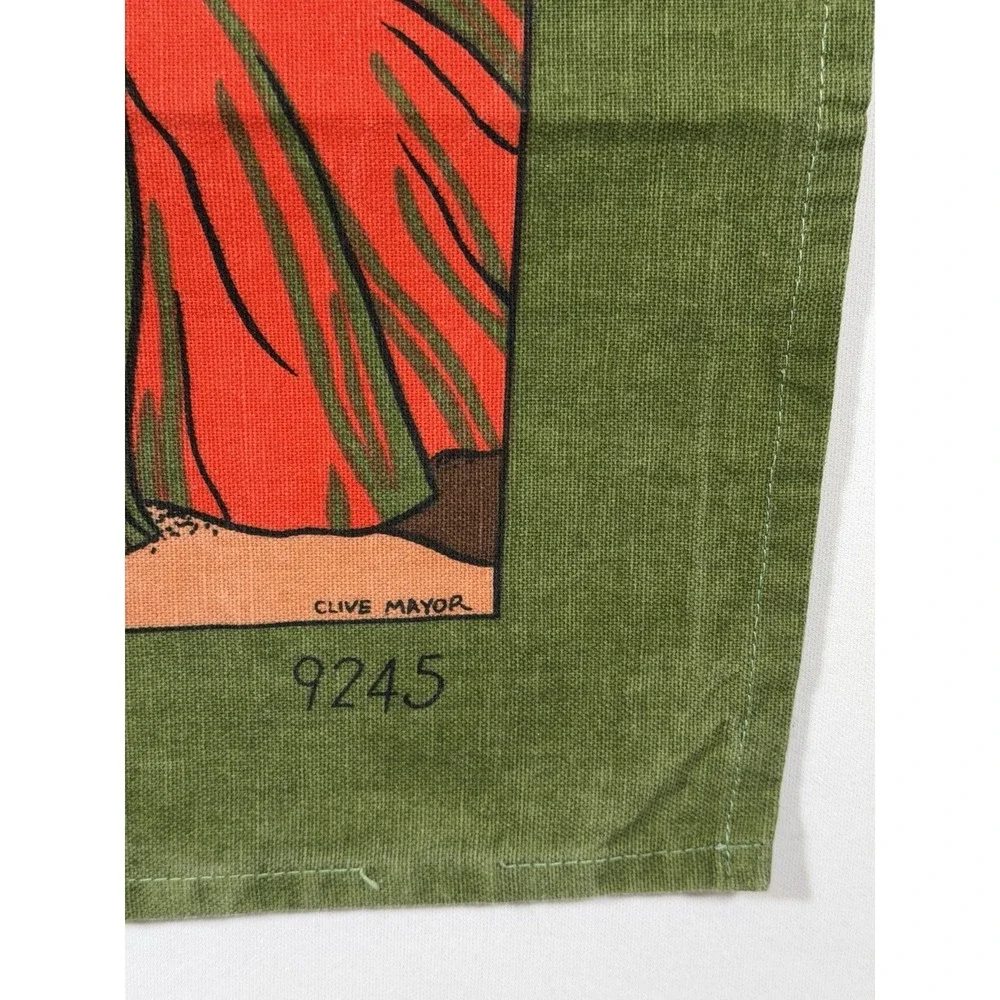 Clive Mayor Tea Towel Vintage Pilgrim Harpist Cottagecore Farmhouse Kitchen